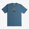 Maglietta T-shirt Rvca Whiskey Bite navy
