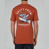 Maglietta T-shirt Salty Crew Hot Rod Shark rust