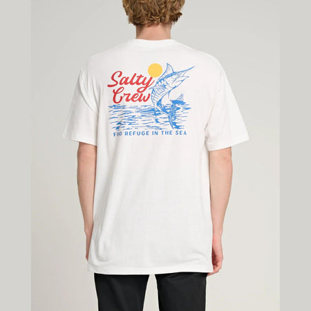Maglietta T-shirt Salty Crew Jackpot white