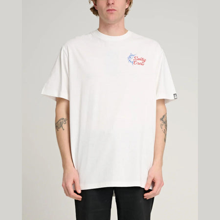 Maglietta T-shirt Salty Crew Jackpot white