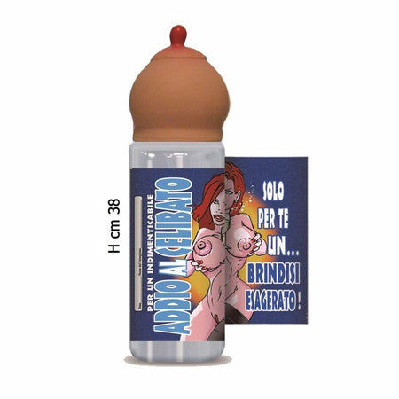 Maxi biberon con ciuccio tetta per festa di addio al celibato hot party sexy gadget per adulti 18+
