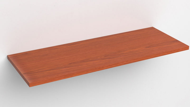 Mensola da Muro da appoggio 80x60 cm in Legno nobilitato spessore 1,8 cm in colore ciliegio