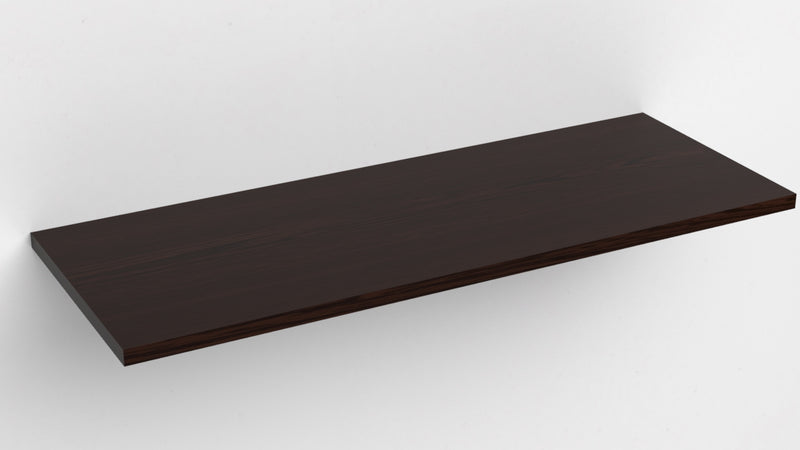 Mensola da Muro da appoggio 60x50 cm in Legno nobilitato spessore 1,8 cm in colore Wengè