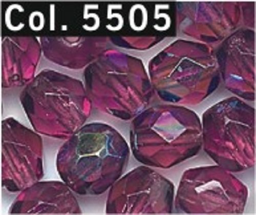 Merci uomo sfaccettato perle 4 mm tubo ca 130 PZ 5505 viola