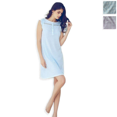 Miss Lingerie Camicia da Notte Senza Maniche Mila S50 - Passarelli Biancheria