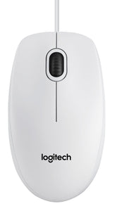 Mouse LOGITECH OEM - B100- USB- Ottico- Bianco