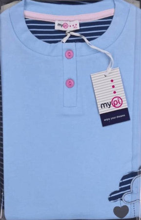 MyPi Pigiama Invernale da Donna in Caldo Cotone 1626 S22 - Passarelli Biancheria