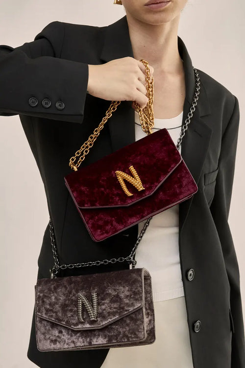 NALÌ | Borsa Natasha velluto