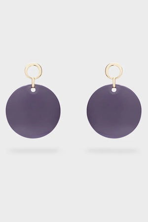 NALÌ | Orecchini Sphere resina viola