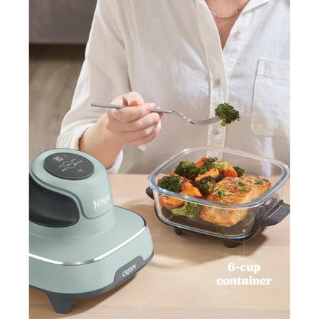 Friggitrice portatile senza olio NINJA - CRISPI - Contenitori da 1,4 L e 3,8 L - 4 programmi preimpostati - 1700 W - Salvia