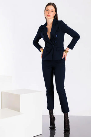 NO-NA' | Pantalone dritto con risvolto