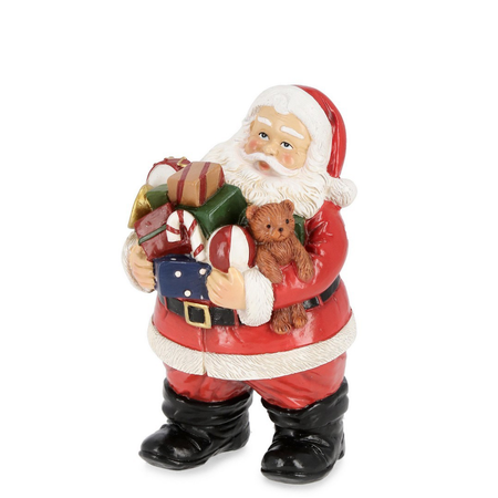 Babbo natale" Adley"  in poliresina per decorazioni natalizie