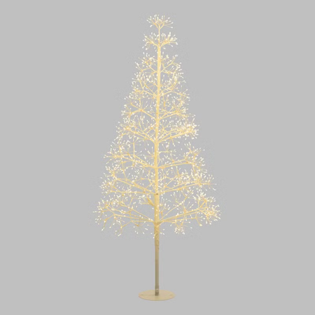 Albero Bianco con microled bianco caldo, uso interno