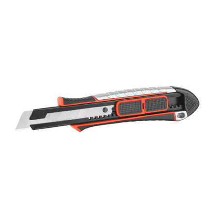 Cutter "UNIKO 2 IN 1" autobloccante con impugnatura in abs con lama in acciaio speciale SK5