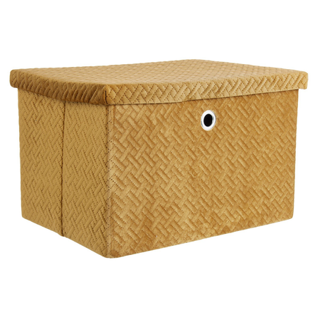 Scatola pieghevole "Averill" struttura in cartone e rivestito in poliestere