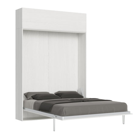 Letto "Roma" matrimoniale a scomparsa, in legno, con apertura verticale, per camera da letto