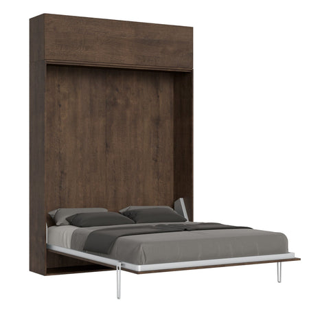 Letto "Roma" matrimoniale a scomparsa, in legno, con apertura verticale, per camera da letto