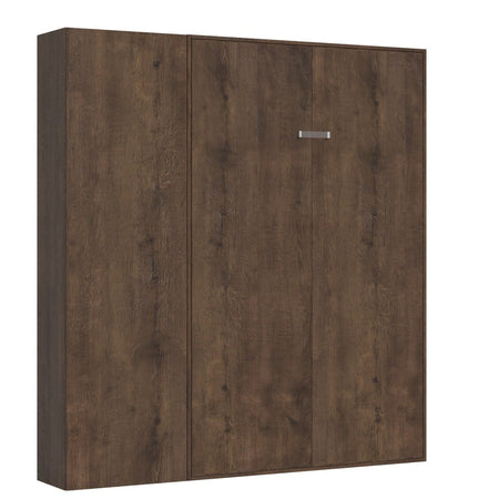 Letto "Milano" matrimoniale a scomparsa, in legno, con apertura verticale, per camera da letto