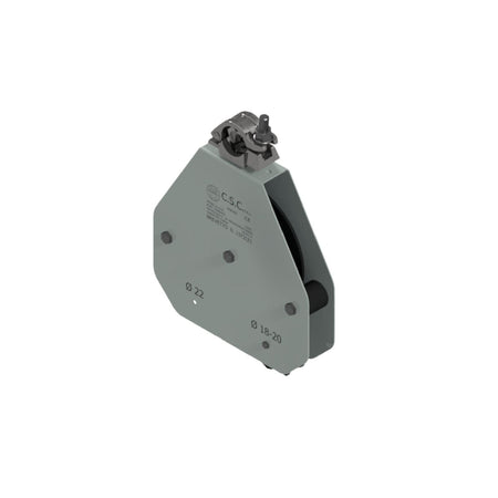 Carrucola di sicurezza con sistema freno autobloccante e portata di 50 kg