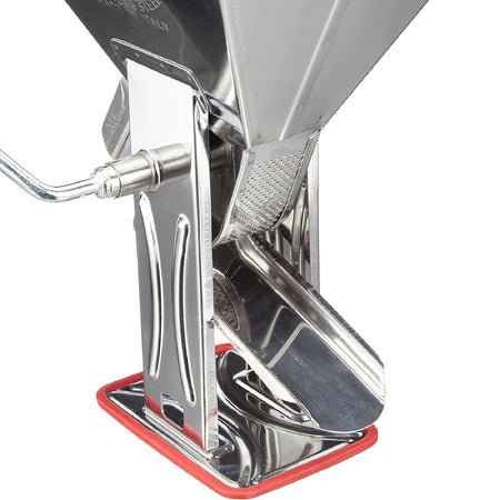 Passapomodoro manuale "Gulliver" in acciaio inox con guarnizione e morsetto per fissaggio