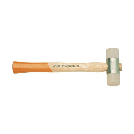 Mazzuola con testa in poliuretano e manico in legno lungo 310 mm