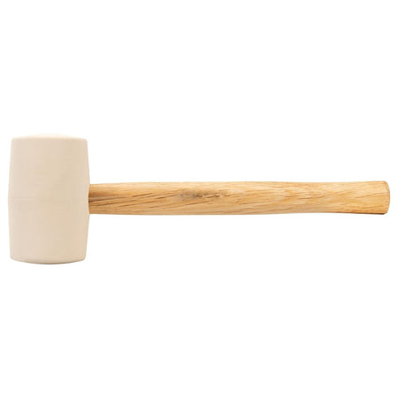 Mazzuola con testa in gomma resistente e manico in legno