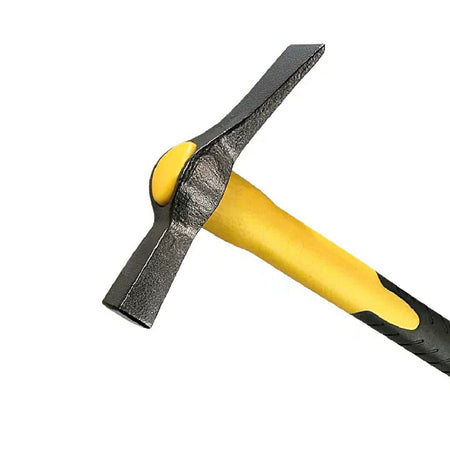 Martello per muratore con manico 39 cm in fibra di vetro e impugnatura in gomma