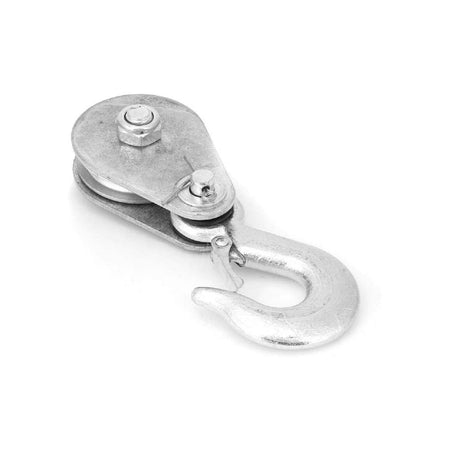 Gancio a doppio tiro di ricambio ideale per elettrocarrucole Tiratutto