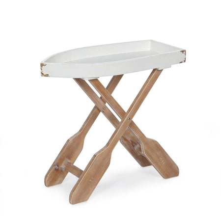 Tavolo "Gozzo" pieghevole in legno d'abete