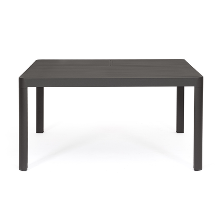 Tavolo in alluminio quadrato allungabile "Kiplin" 149 X 97/149 cm