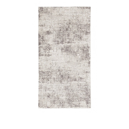 Tappeto da interno Suri Argento Fronte in 50% ciniglia, 30% poliestere e 20% cotone.