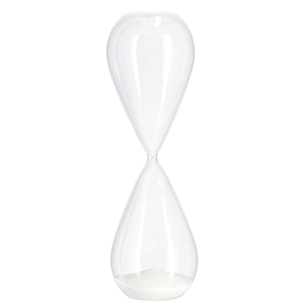 Clessidra kronos realizzato in vetro con all' interno la sabbia, prodotto con varietà di colore e misure