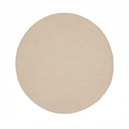 Tappeto da esterno Savan Beige Rotondo 2.800 gr/m2, 100% polipropilene.