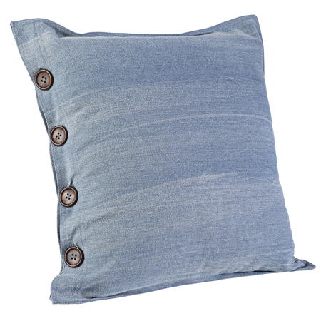 Cuscino denim decorativo da interno 45 x 45 cm
