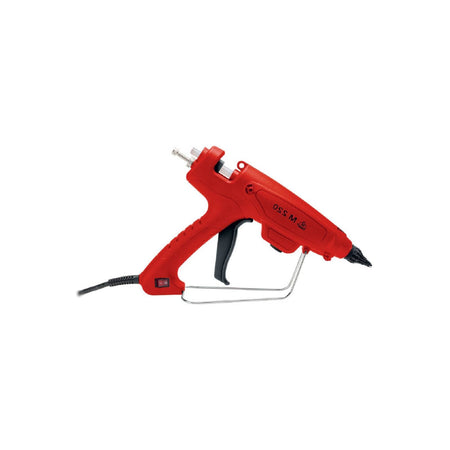 Pistola termocollante "M220" professionale con staffa di supporto e fornita in valigetta 220W