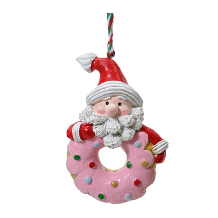 Pendaglio a forma di ciambelle per albero decorazione natalizia da 9.6 cm