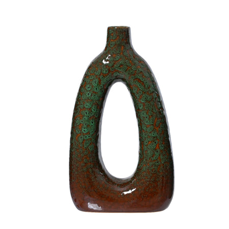 Vaso decorativo in porcellana decorazione ambienti per interno e esterno, da h 32 cm