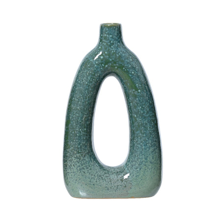 Vaso decorativo in porcellana decorazione ambienti per interno e esterno, da h 32 cm