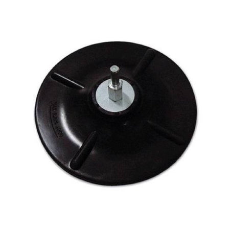 Platorello in gomma per trapano, con diametro 125 mm e gambo 6 mm