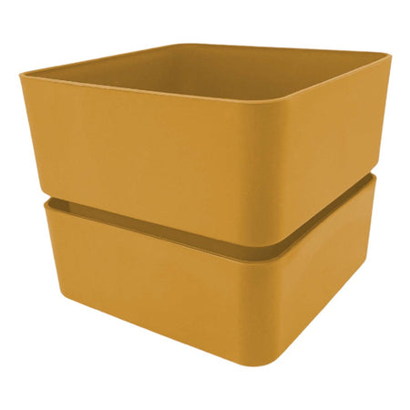 Vaso quadrato "Veleta" in Plastica da esterno e giardino per piante e fiori