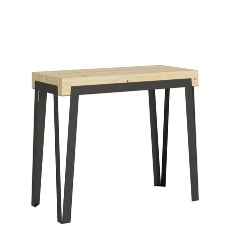 Tavolo consolle "Torino" allungabile in legno per sala da pranzo