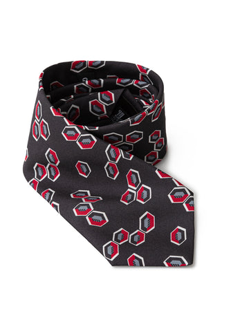 GIORGIO ARMANI Cravatta antracite in seta Giorgio Armani da uomo