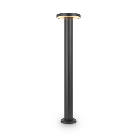 Lampada Da Terra Moderna Per Esterno Metallo Grafite Led 12W Ip65
