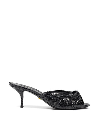 Dolce & Gabbana Ciabatta in pelle di Pitone da donna