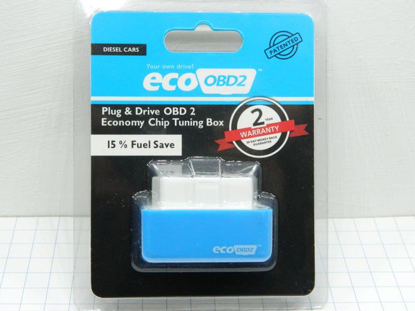 OBD2 ECO NITRO MODULO AGGIUNTIVO AZZURRO OTTIMIZZA RISPARMIO CARBURANTE CENTRALINA DIESEL TUNING OBDII