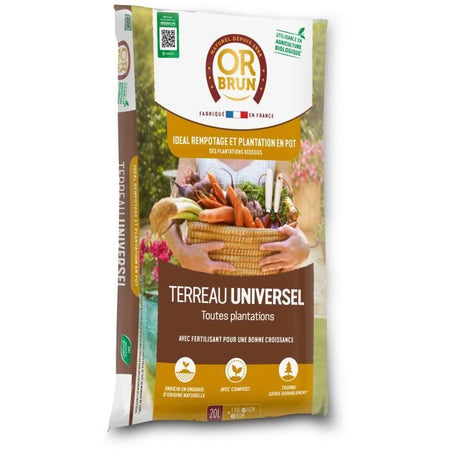 Terriccio universale - MARRONE ORO - OBRTUNI20N - 20 L