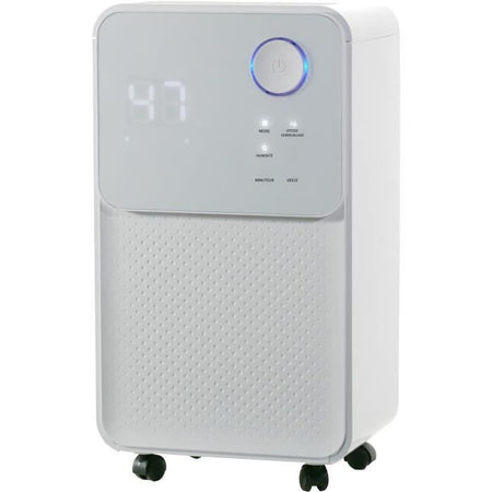 OCEANIC Deumidificatore elettrico aria - Aspirazione 12 litri / giorno - Asciugatura biancheria - Drenaggio continuo - Display LED