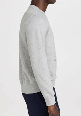 Ralph Lauren Felpa Uomo Polo Bear Fleece Sweatshirt Girocollo Grigia Senza Cappuccio Felpa Polo Orsetto Multicolore