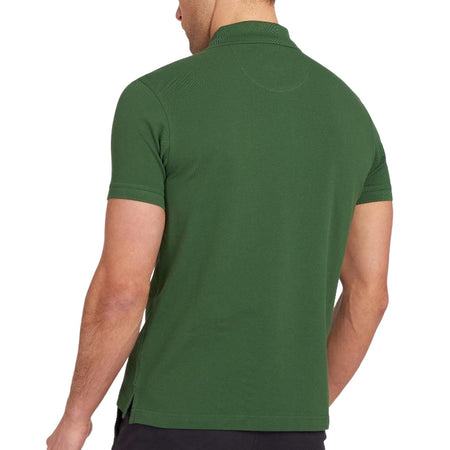 BARBOUR polo uomo barbour - tartan pique polo - verde da uomo