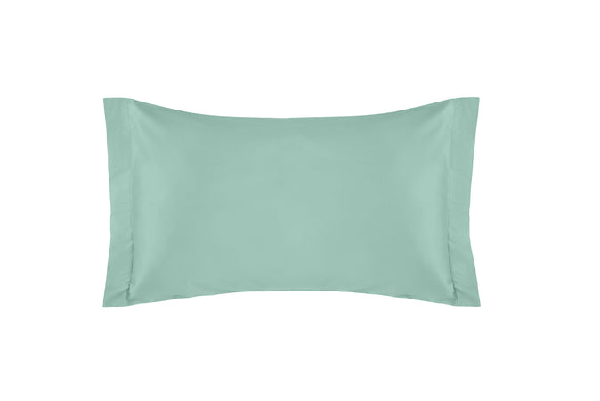 Completo Letto in Raso di puro cotone Verde Acqua - Vanita di raso